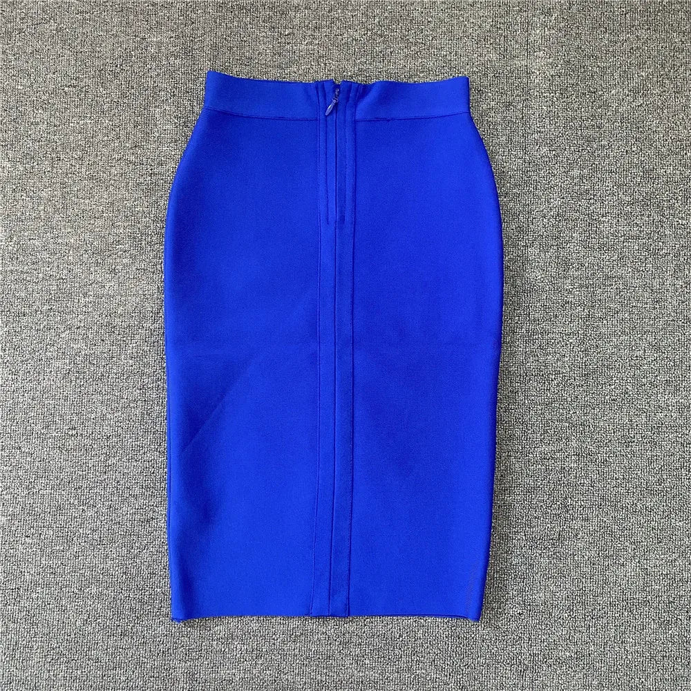 Damen Bleistiftrock Eleganter Rayon Rock für Party