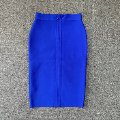 Damen Bleistiftrock Eleganter Rayon Rock für Party