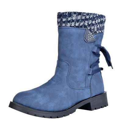 Norvielle Herren Stiefel Grako Leder Retro Metall Schnalle