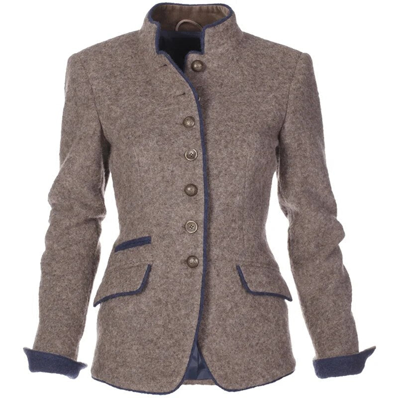Norvielle Damen Blazer Tailliert