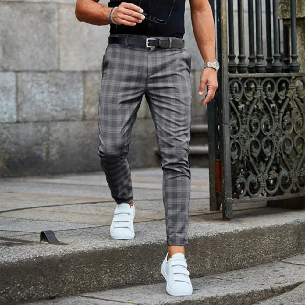 Herren Chino Hosen Slim Fit Beige