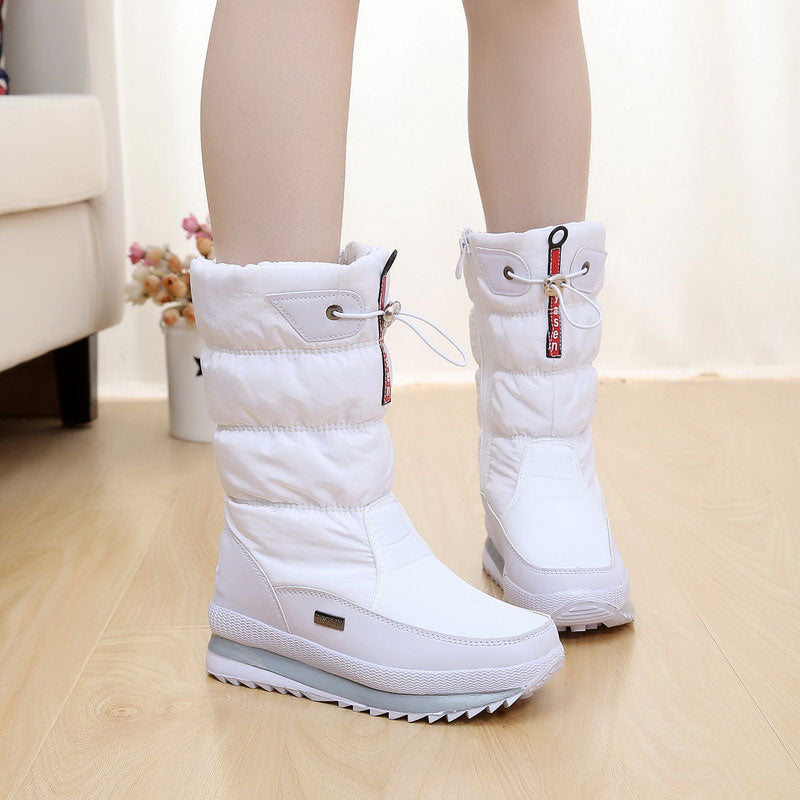 Norvielle Damen Winter Schneeschuhe Rutschfest Wasserdicht