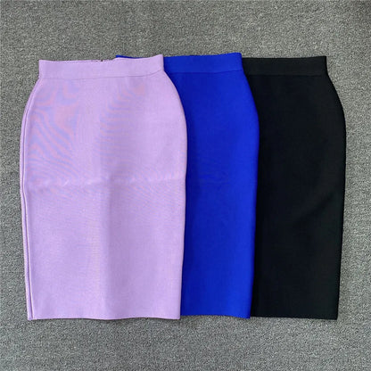 Damen Bleistiftrock Eleganter Rayon Rock für Party