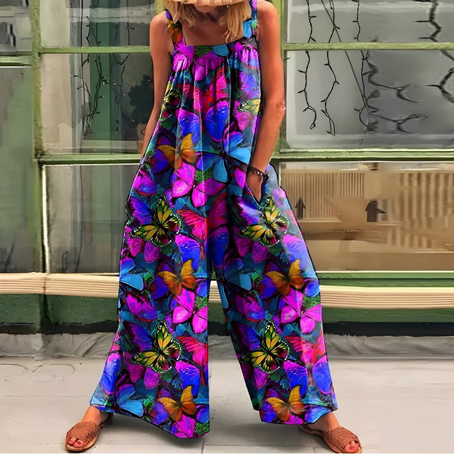 Damen Latzhose Koumi Baumwolle