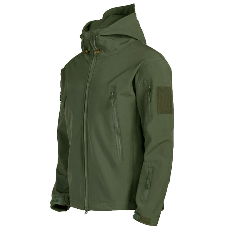 Herren Outdoor Jacke Wasserdicht Gerade Form