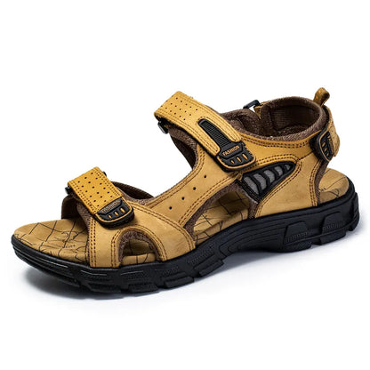 Damen Sandalen Bequem Klettverschluss
