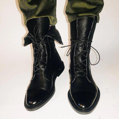 Damen Stiefel Zeitlose Eleganz Leder