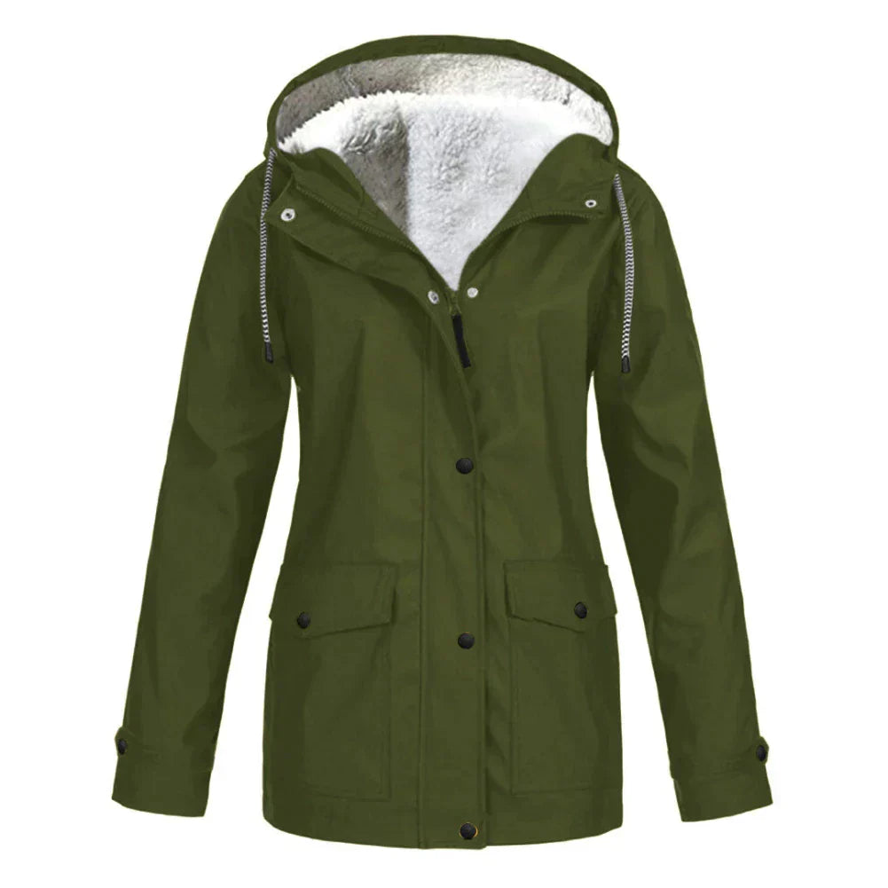 Norvielle Damen Wasserdichter Mantel