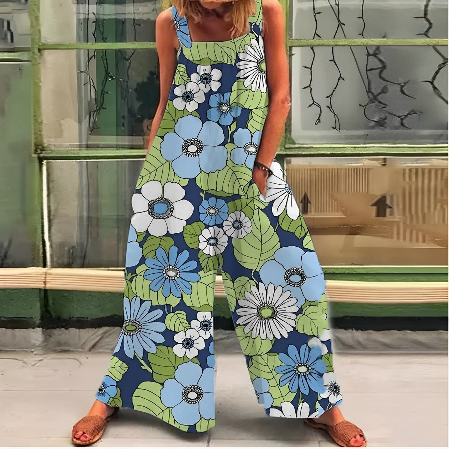 Damen Latzhose Koumi Baumwolle