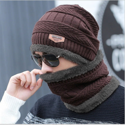 Unisex Wärme Mütze Thermo Strick Schutz