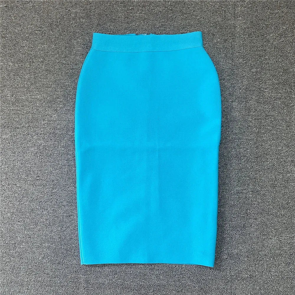 Damen Bleistiftrock Eleganter Rayon Rock für Party