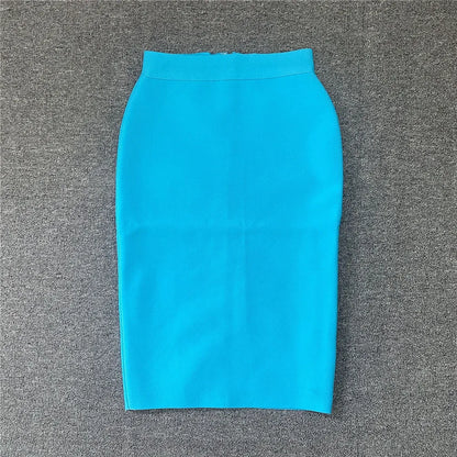 Damen Bleistiftrock Eleganter Rayon Rock für Party