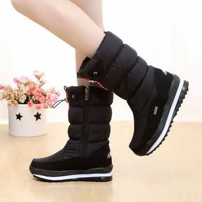 Norvielle Damen Winter Schneeschuhe Rutschfest Wasserdicht