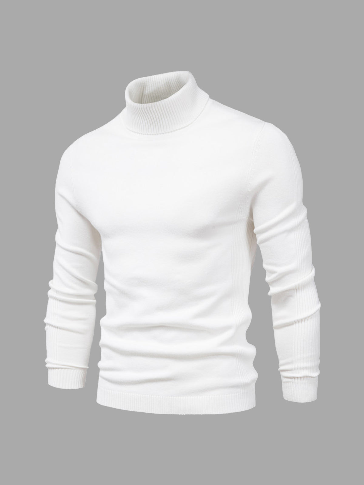 Herren Rollkragenpullover Kurz Waschbar - Norvielle