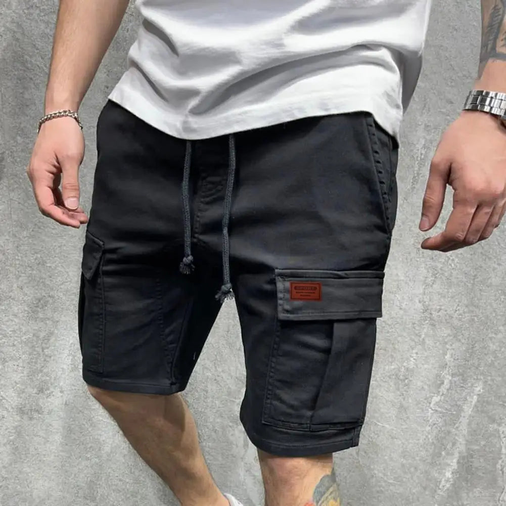 Herren Cargo Shorts Robust Vieltaschen Beige - Norvielle