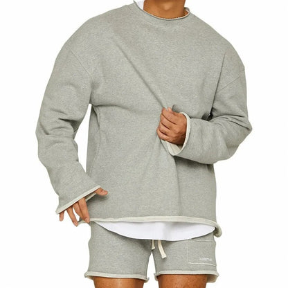 Herren Pullover Klassisch Weich Grau - Norvielle