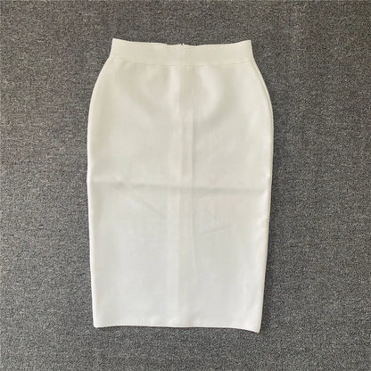 Damen Bleistiftrock Eleganter Rayon Rock für Party