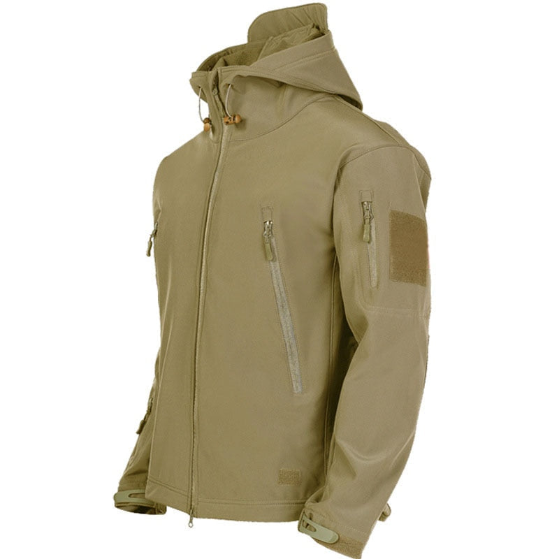 Herren Outdoor Jacke Wasserdicht Gerade Form