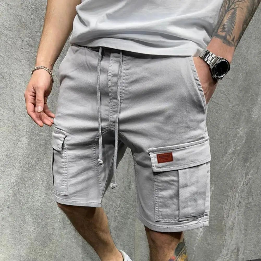 Herren Cargo Shorts Robust Vieltaschen Beige