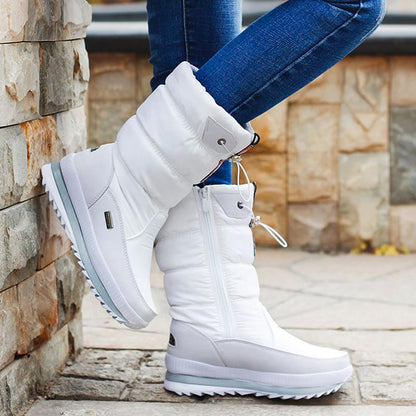 Norvielle Damen Winter Schneeschuhe Rutschfest Wasserdicht - Norvielle