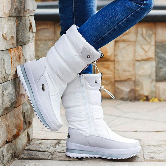 Norvielle Damen Winter Schneeschuhe Rutschfest Wasserdicht - Norvielle