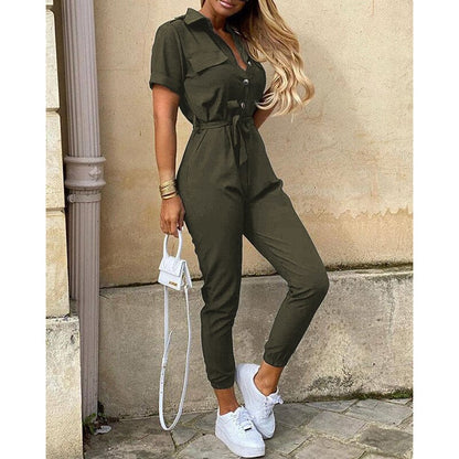 Norvielle Damen Jumpsuit Stilvoll