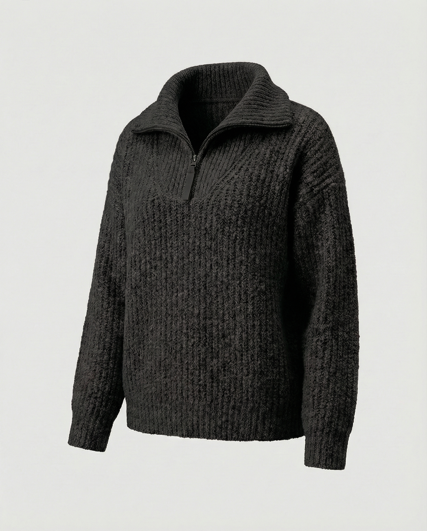 Damen Reißverschluss Pullover