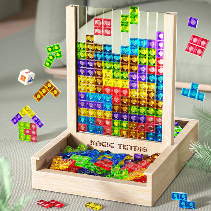 Holz-Tetris-Spiel Standardmodell
