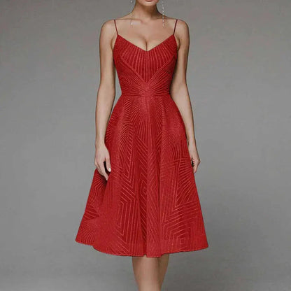 Elegantes Damen Midi-Kleid für Anlässe