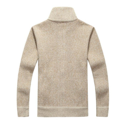 Herren Kurzcardigan Reißverschluss