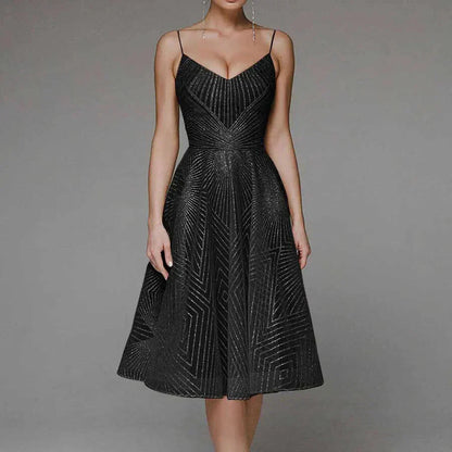 Elegantes Damen Midi-Kleid für Anlässe