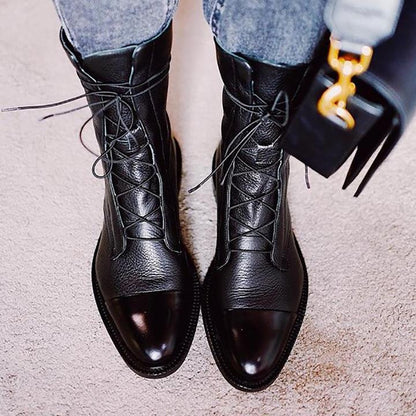 Damen Stiefel Zeitlose Eleganz Leder