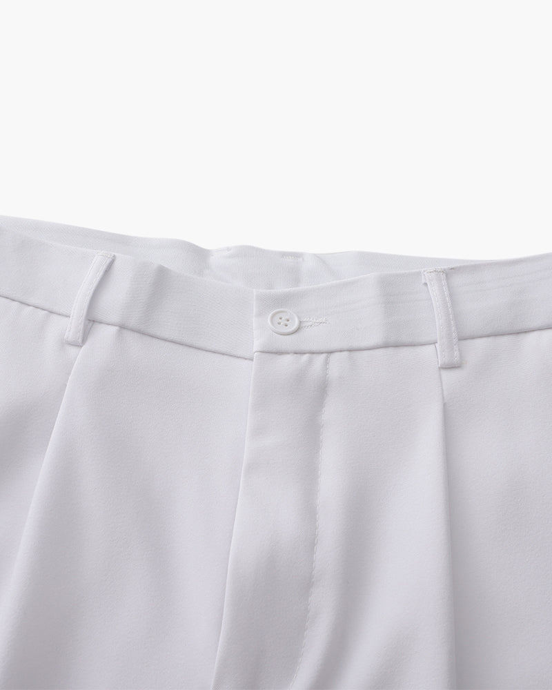 Enzo Herren Anzughose High-Waist Weites Bein