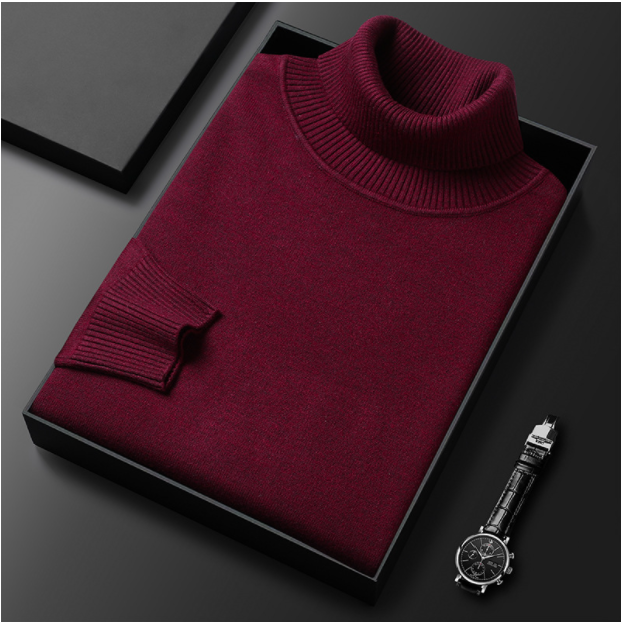 Herren Rollkragenpullover Warm