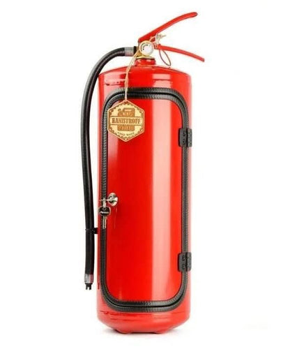 Feuerlöscher Mini-Bar Verstecktes Getränkefach Edelstahl Silber