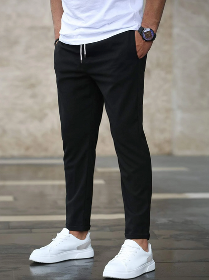Atlden Herren Joggerhose Slim Fit Tunnelzug