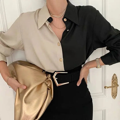 Damenhemd Vintage Stil Weiss