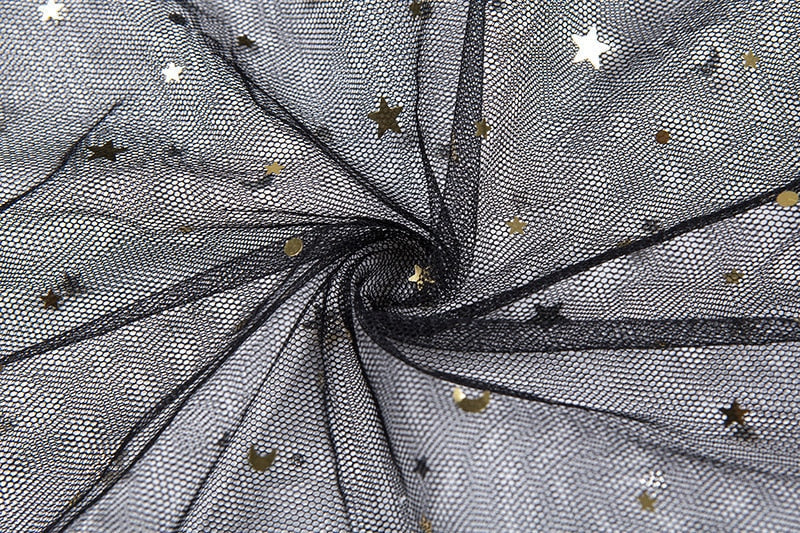 Norvielle Damen Maxi-Kleid Netz Ärmellos Transparent