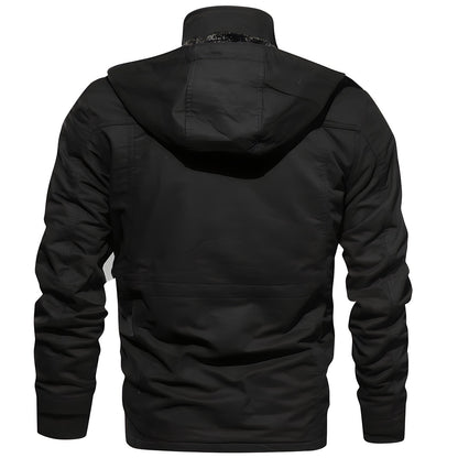 Herren Winter Pufferjacke Warm Gefüttert
