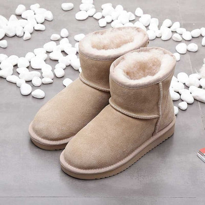 Damen Winterstiefel Bequem Fleece Liniert