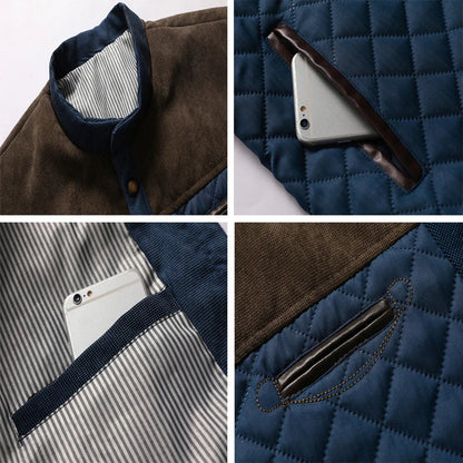 Herren Herbstjacke Ausgewogener Schnitt
