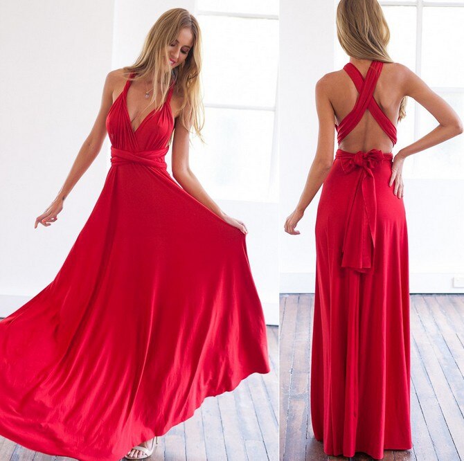 Norvielle Damen Multifunktionskleid Elegantes Design