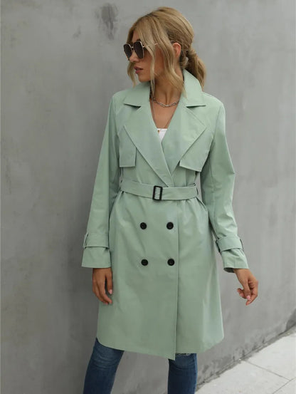Norvielle Damen Trenchcoat Stilvoll