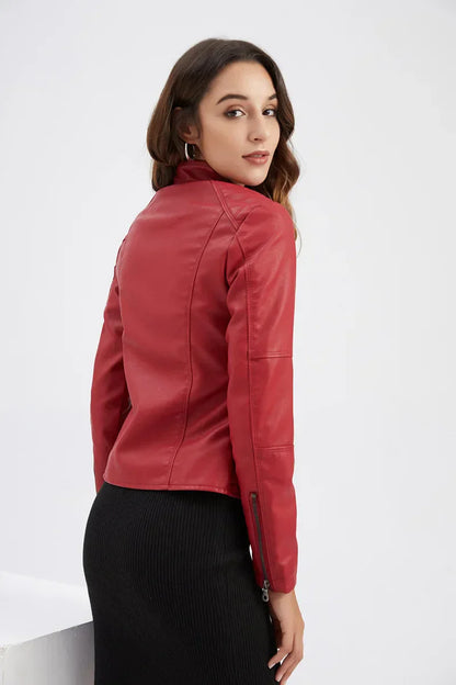 Damen Lederjacke Stilvoll