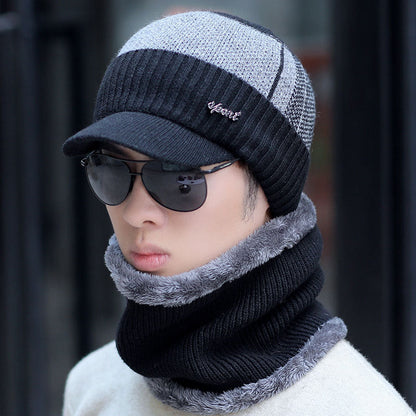 Unisex Wärme Mütze Thermo Strick Schutz
