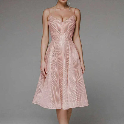 Elegantes Damen Midi-Kleid für Anlässe