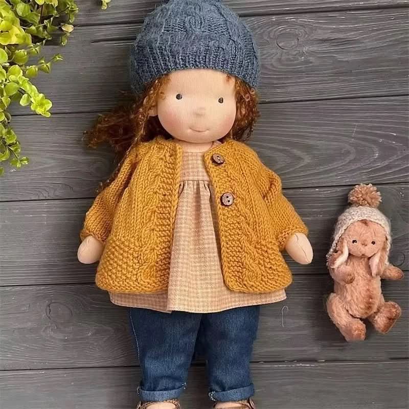 Mirabella Waldorfpuppe Baumwolle Handgemacht Zubehör