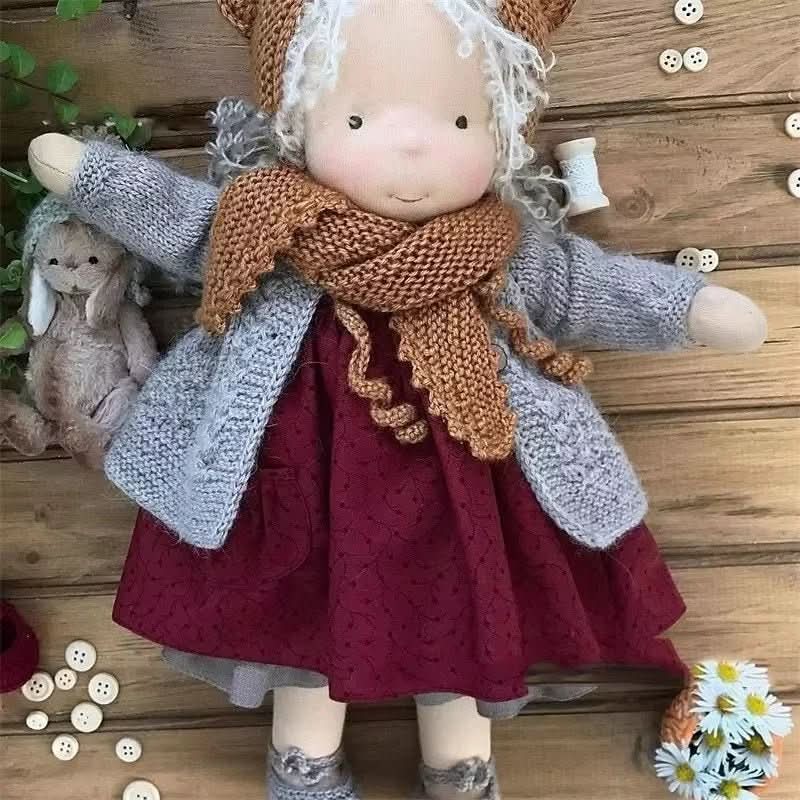 Mirabella Waldorfpuppe Baumwolle Handgemacht Zubehör