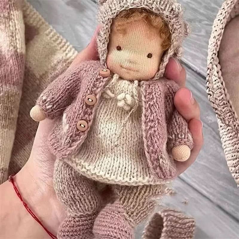 Mirabella Waldorfpuppe Baumwolle Handgemacht Zubehör