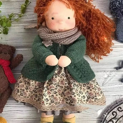 Mirabella Waldorfpuppe Baumwolle Handgemacht Zubehör